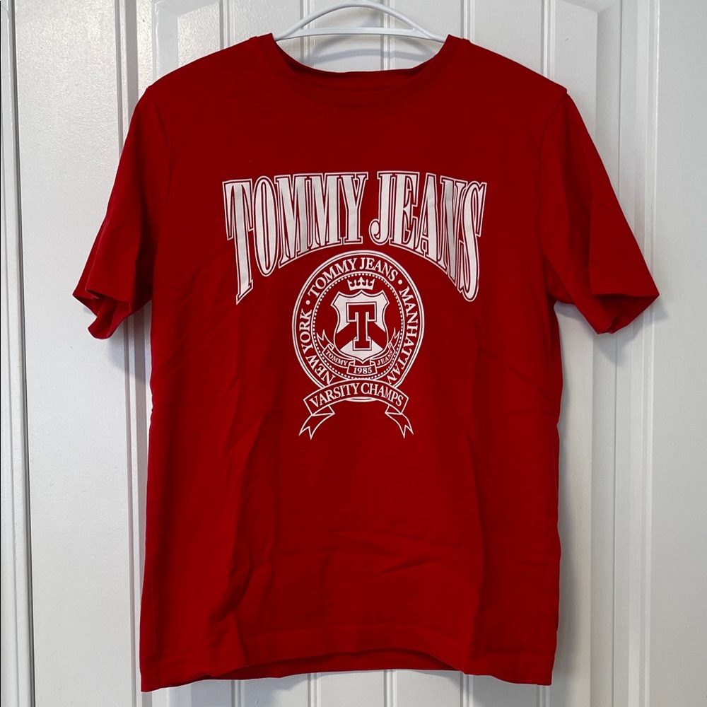 Tommy Hilfiger Red Short Sleeve Tee